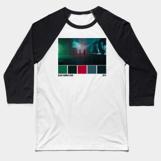 Blade Runner 2049 Color Palette Baseball T-Shirt